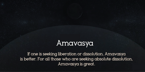 What is Amavasya and what is its significance?